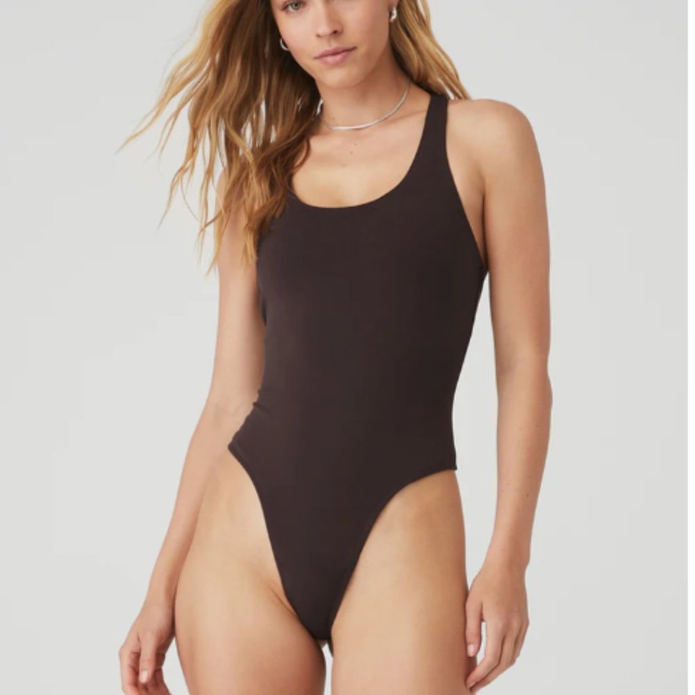 Alo Bodysuit - Dark Purple/Raisin